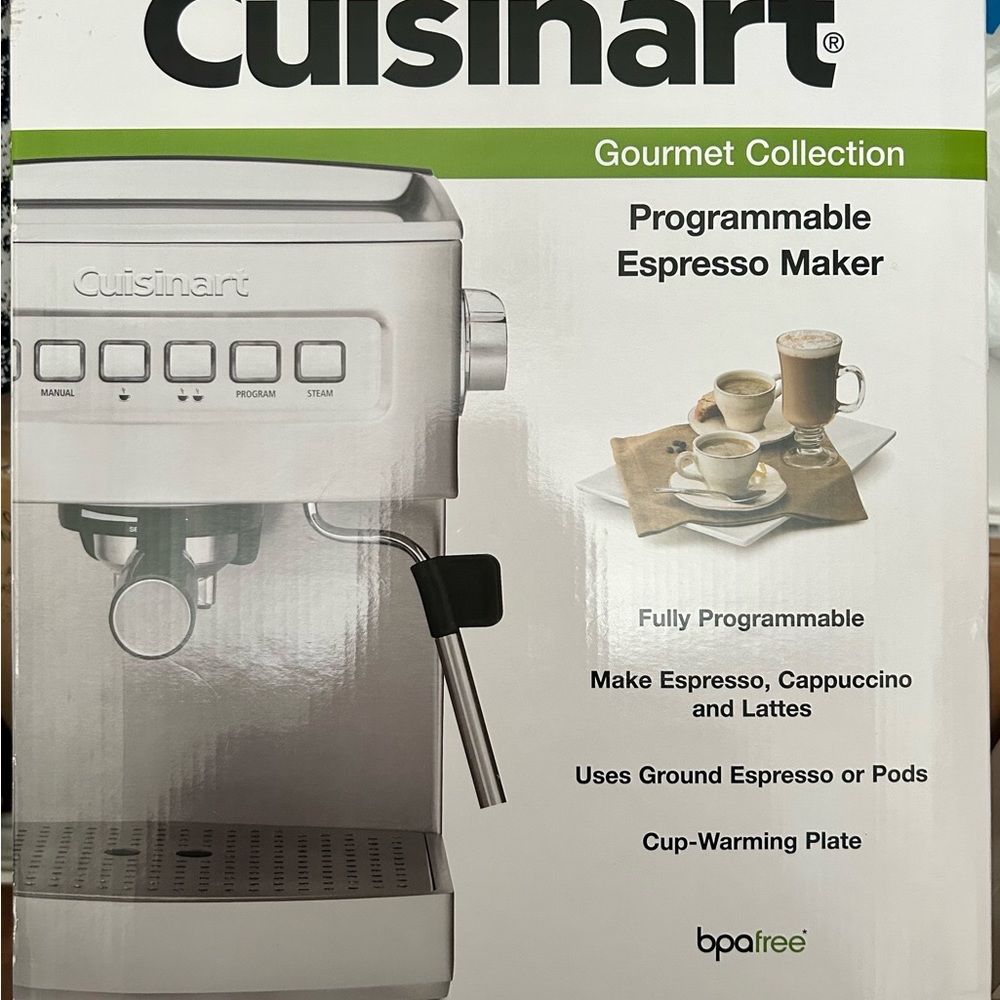 Cuisinart programmable espresso maker EM-200